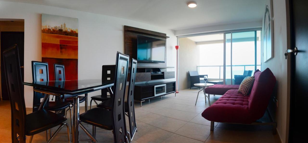 Апартаменты Lindo Departamento Al Pie De Playa Edificio Torre Oceanica Салинас Экстерьер фото