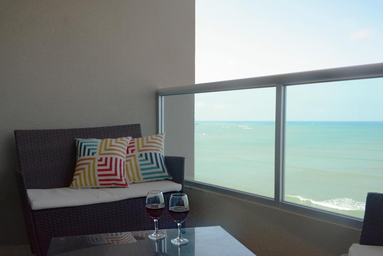 Апартаменты Lindo Departamento Al Pie De Playa Edificio Torre Oceanica Салинас Экстерьер фото