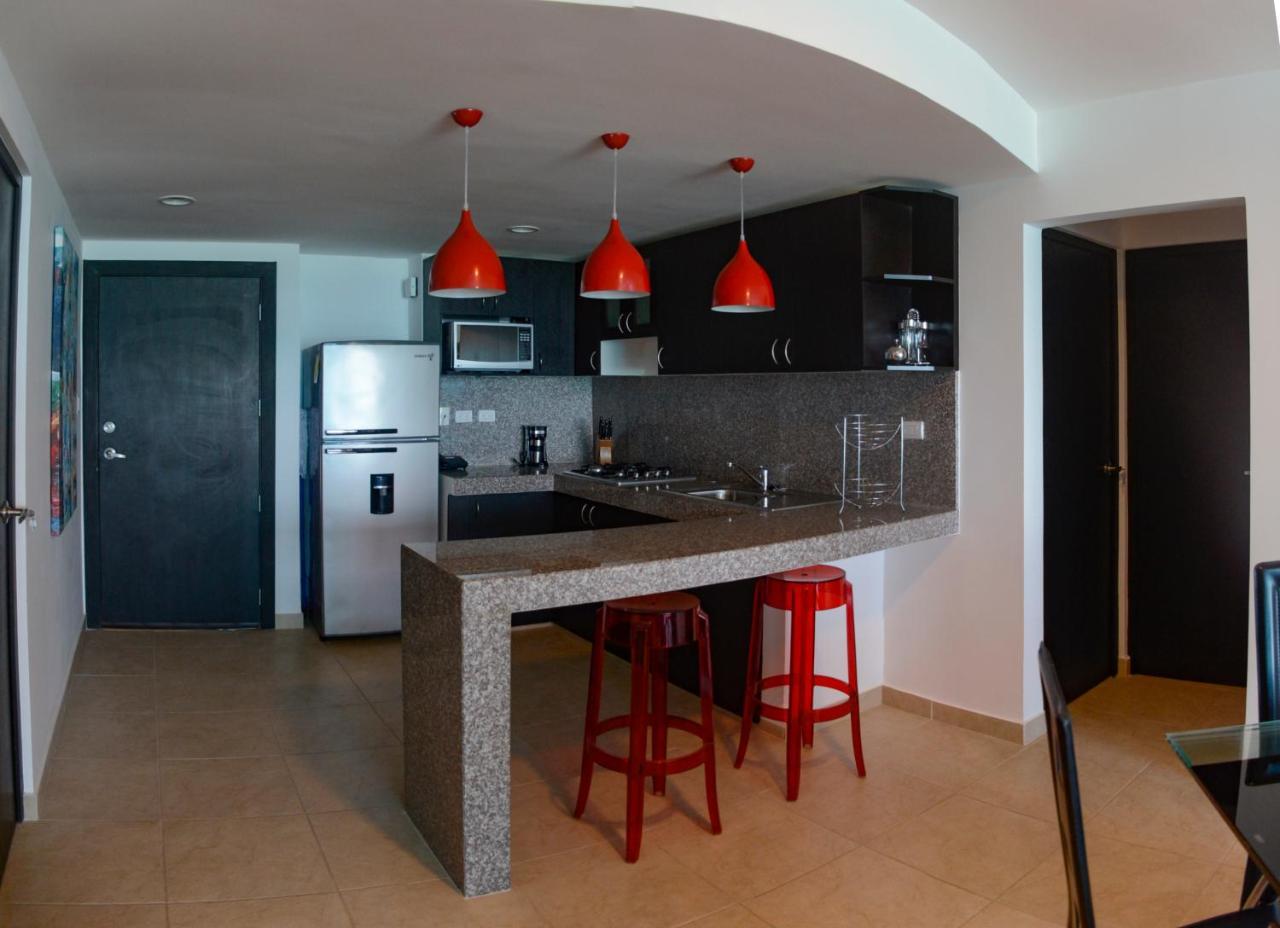 Апартаменты Lindo Departamento Al Pie De Playa Edificio Torre Oceanica Салинас Экстерьер фото