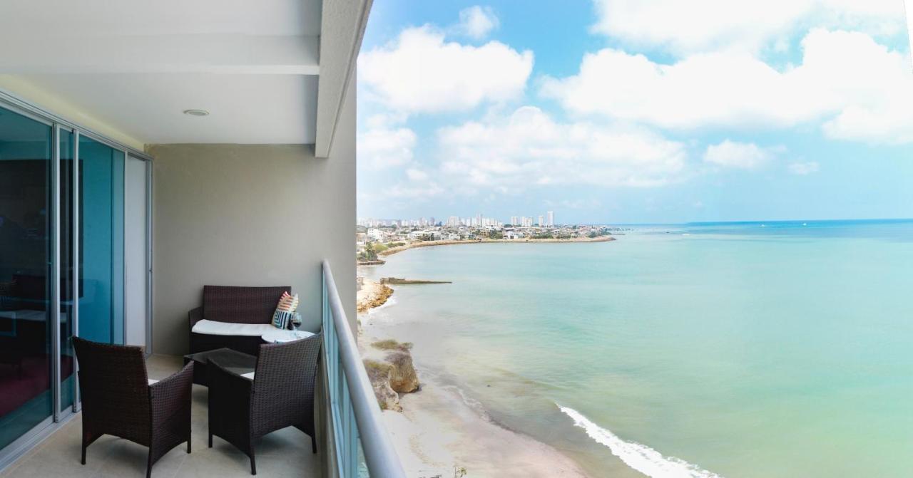 Апартаменты Lindo Departamento Al Pie De Playa Edificio Torre Oceanica Салинас Экстерьер фото