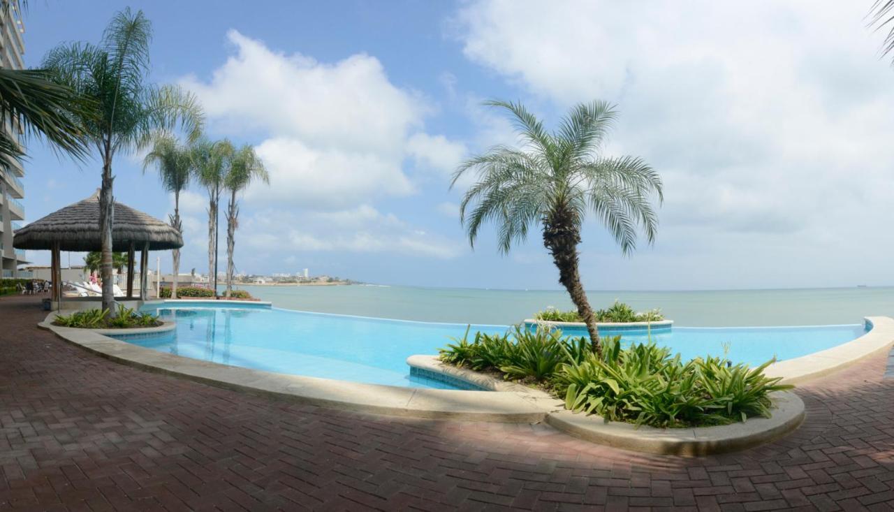 Апартаменты Lindo Departamento Al Pie De Playa Edificio Torre Oceanica Салинас Экстерьер фото