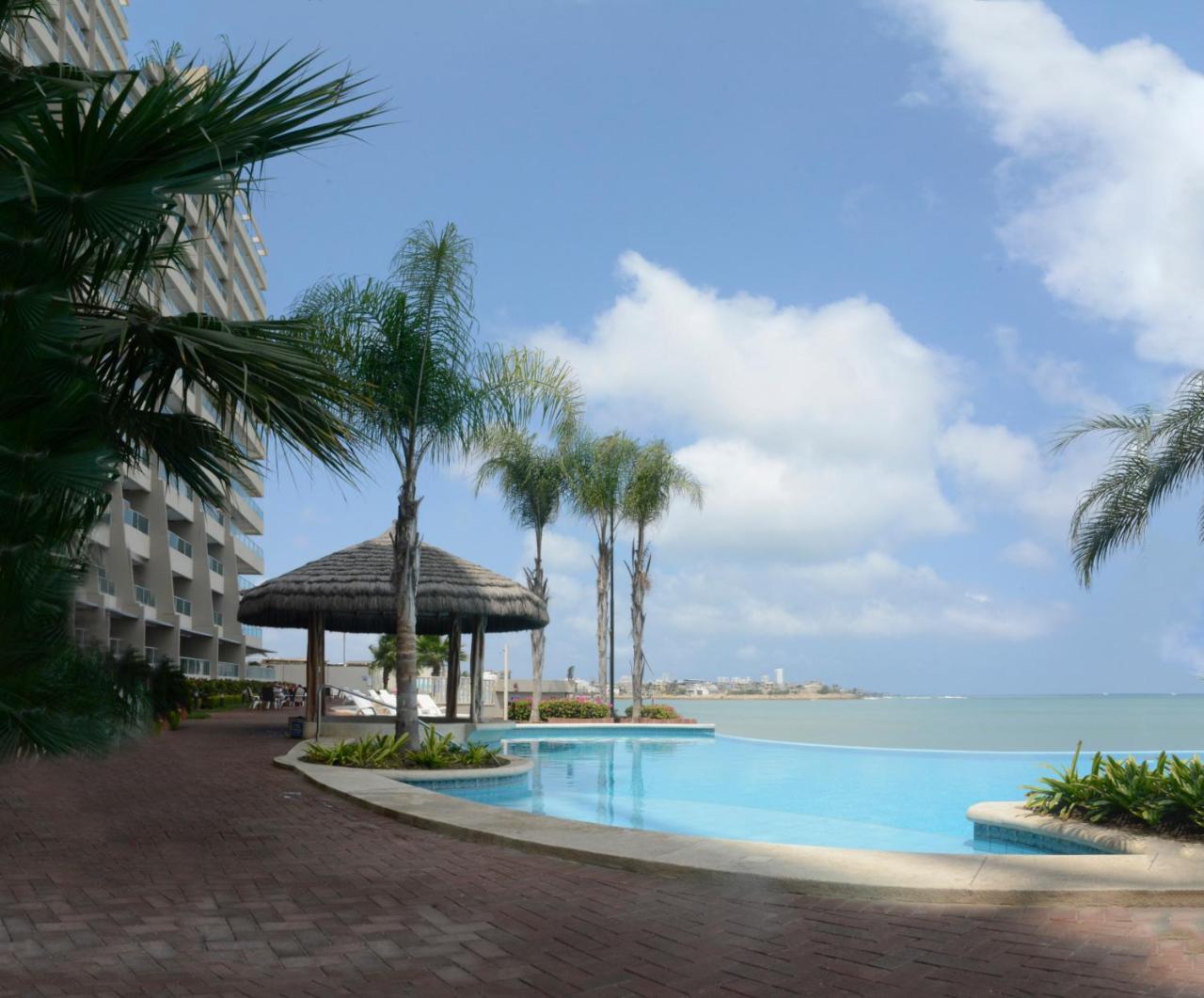 Апартаменты Lindo Departamento Al Pie De Playa Edificio Torre Oceanica Салинас Экстерьер фото